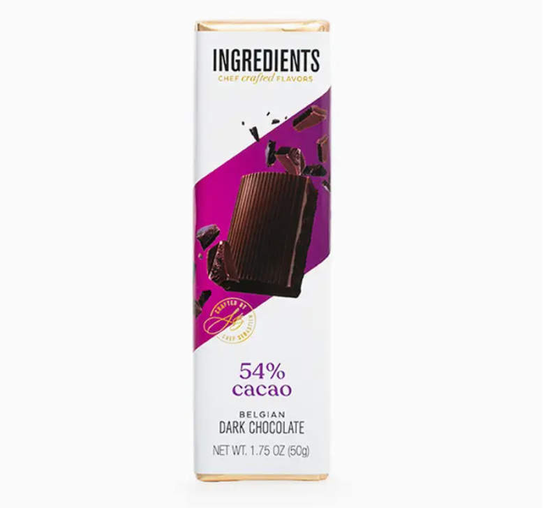 54% Cacao Belgian Dark Chocolate Bar