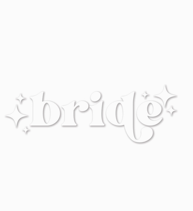 Bride Sticker