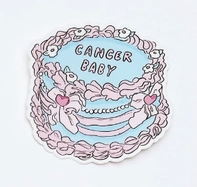 Cancer Baby Cake Sticker
