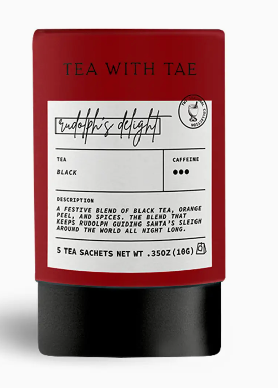 Rudolph's Delight Holiday Mini Tea Tube