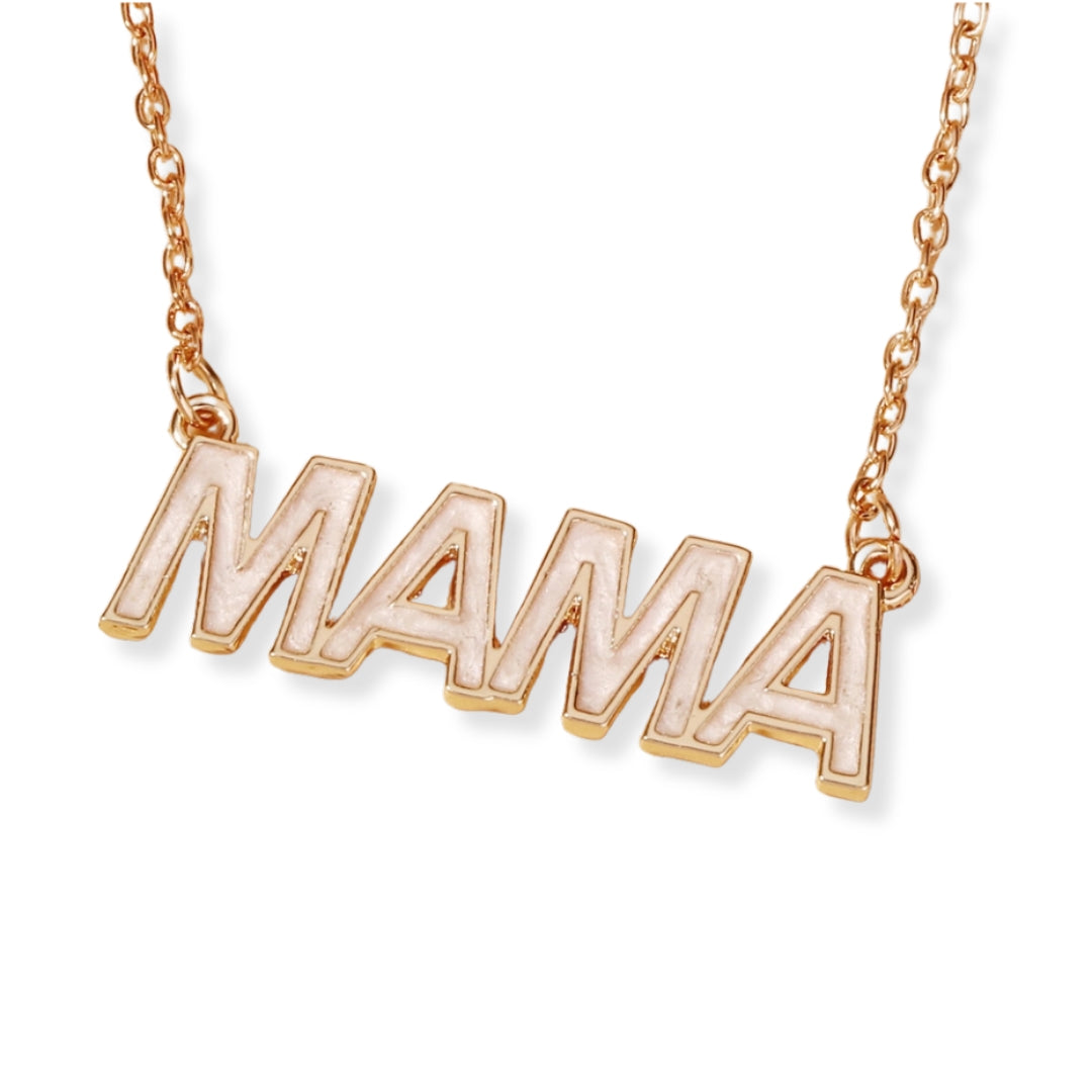 Golden Mama Letters Necklace