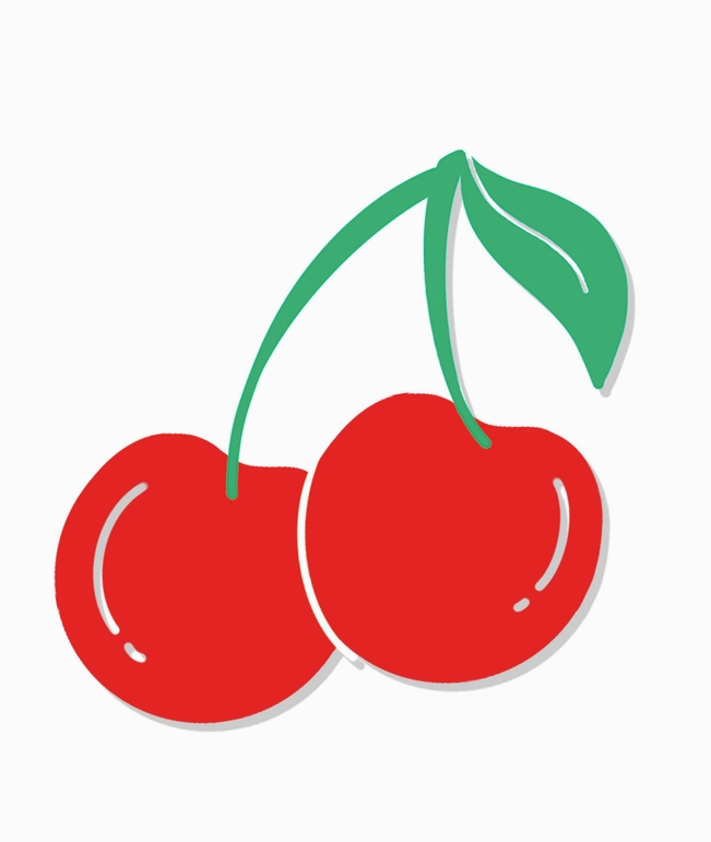 Cherries Vinyl Sticker