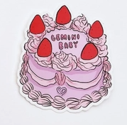 Gemini Baby Cake Sticker