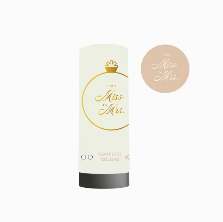 Miss To Mrs Confetti Popper