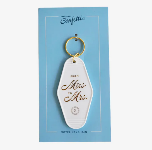 Miss To Mrs Keychain