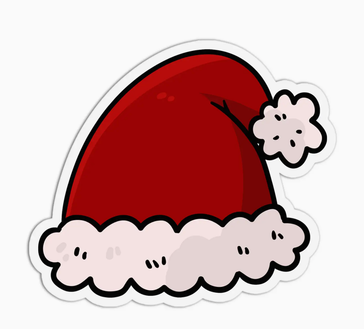 Santa Hat Sticker