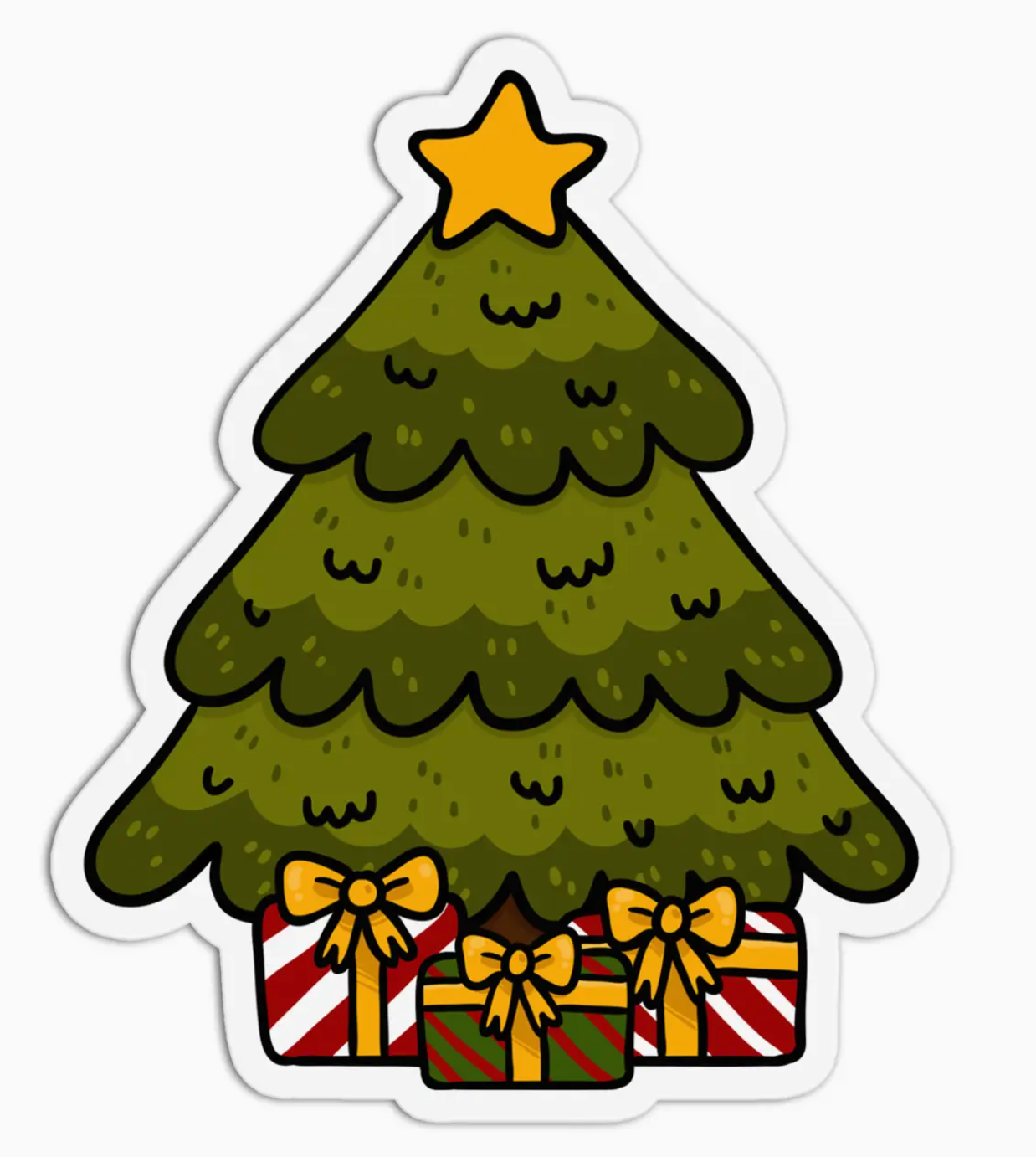 Christmas Tree Sticker