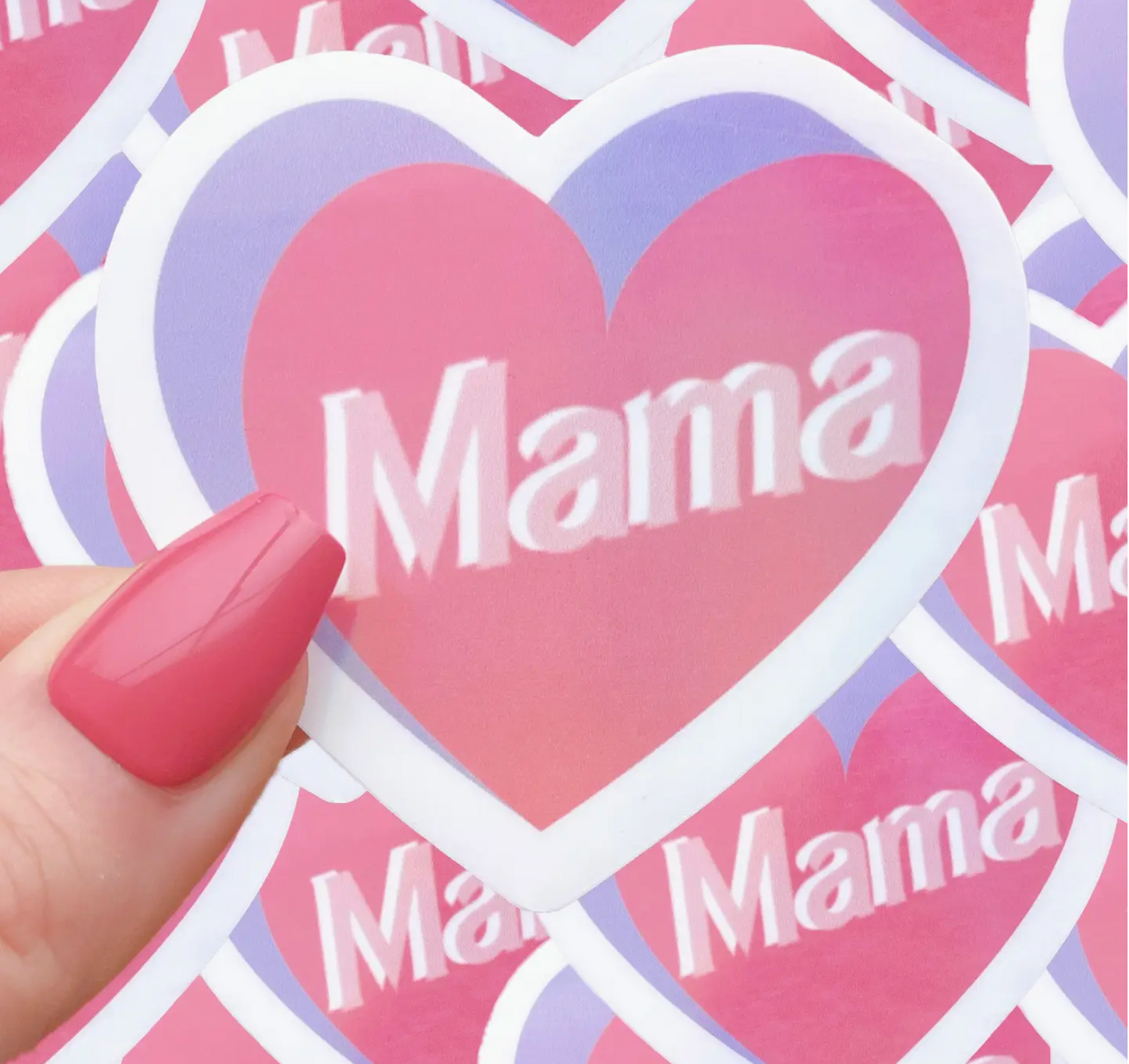 Mama Heart Sticker