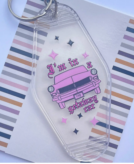 Getaway Car Keychain